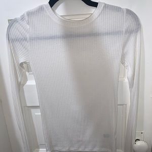 white long sleeve shirt